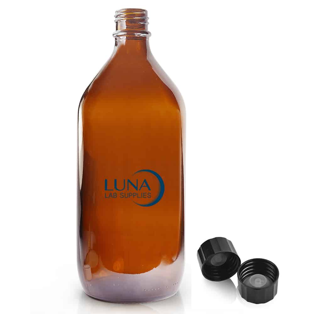 1000ml Amber Winchester Bottle with screw cap