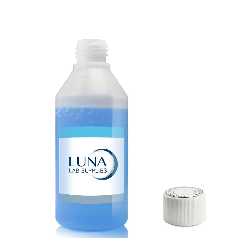 100ml Natural HDPE Plastic Round Bottle & 20mm CR Cap