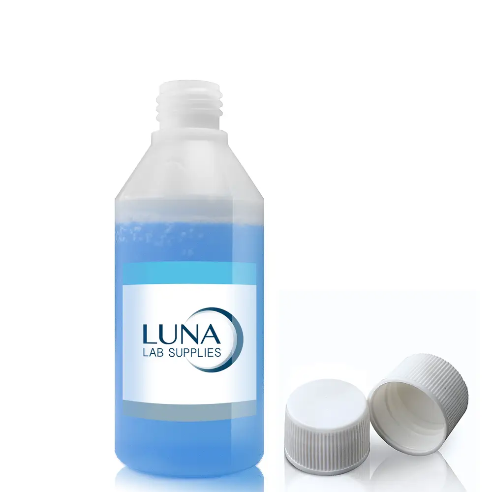 100ml Natural HDPE Plastic Round Bottle & 20mm Screw Cap