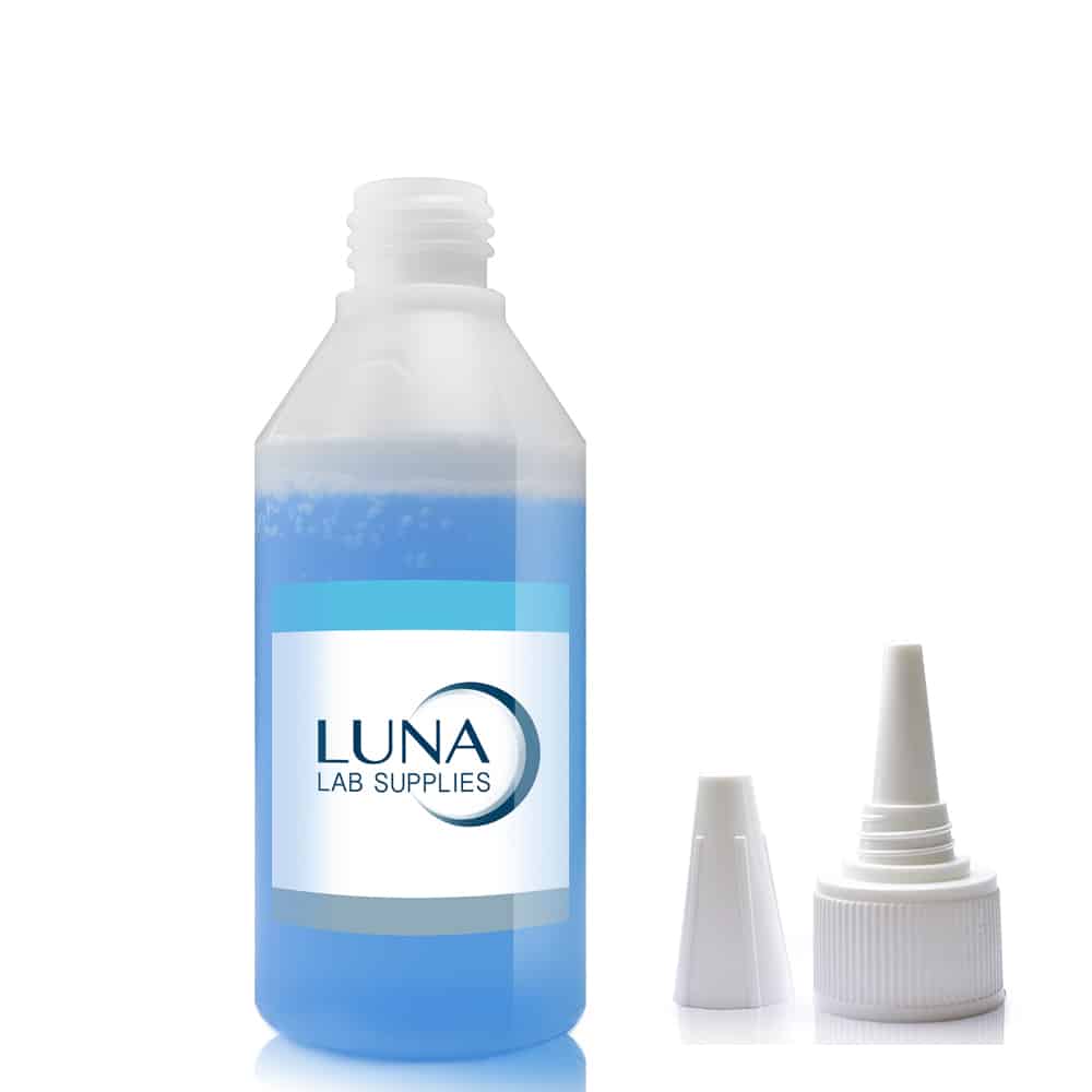 100ml Natural HDPE Plastic Round Bottle & 20mm Spout Cap
