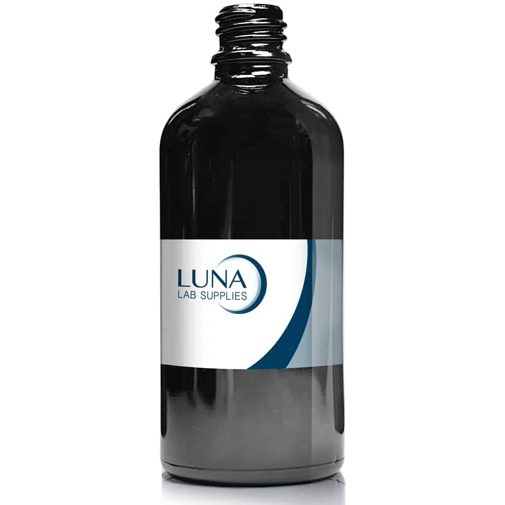 100ml Black Glass Dropper Bottle