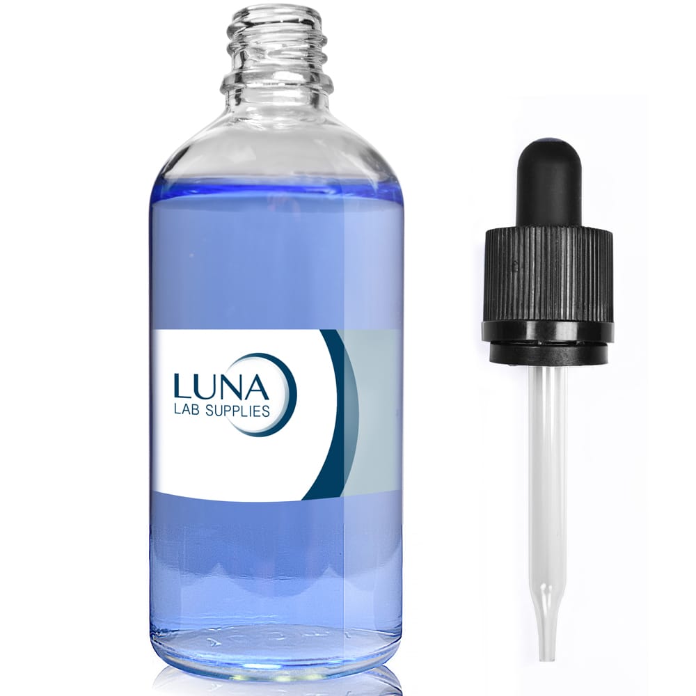 100ml Clear Glass Dropper Bottle & straight pipette
