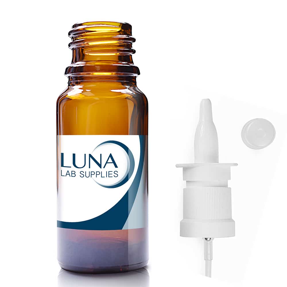 10ml Amber Glass Dropper Bottle & Nasal Spray