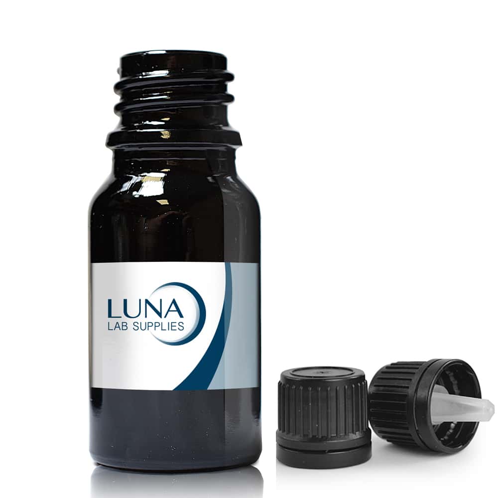 10ml Black Glass Dropper Bottle With T/E Dropper Cap