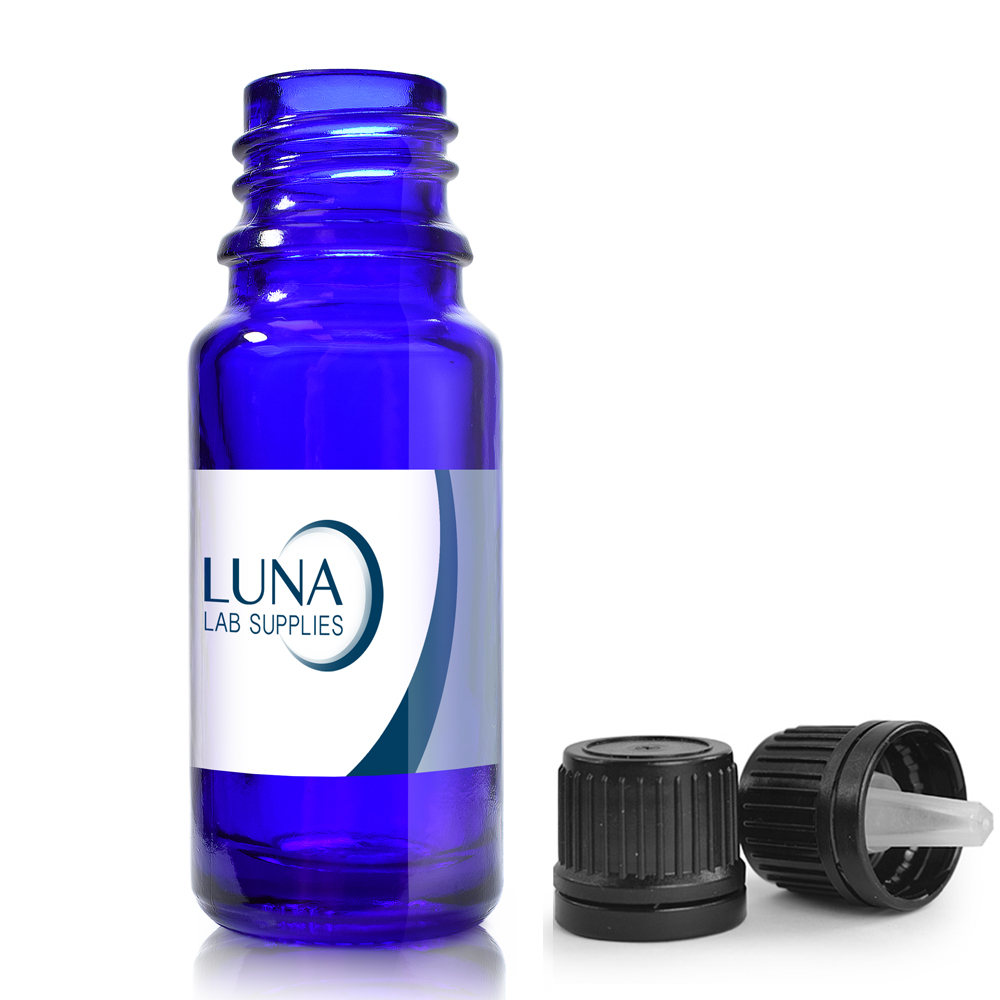 10ml Blue Glass Dropper Bottle with dropper cap