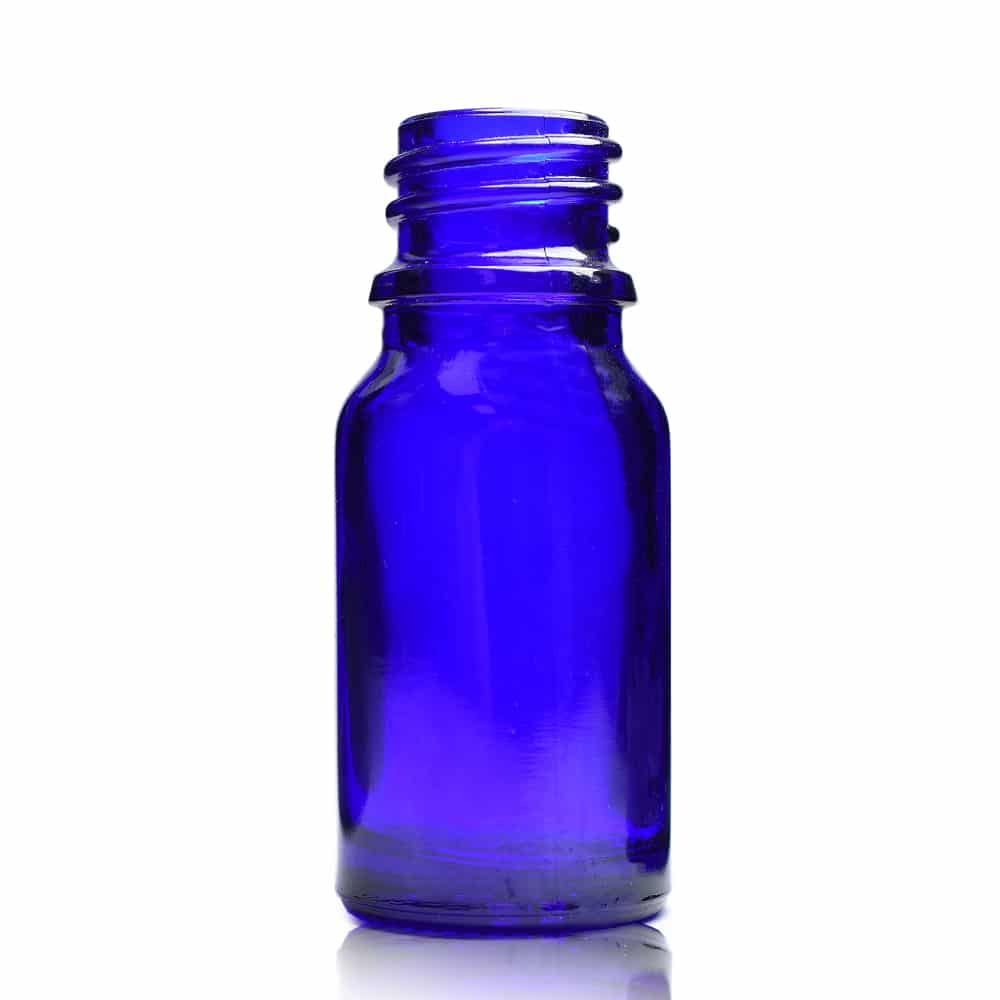 10ml Blue Glass Dropper Bottle (No Cap)
