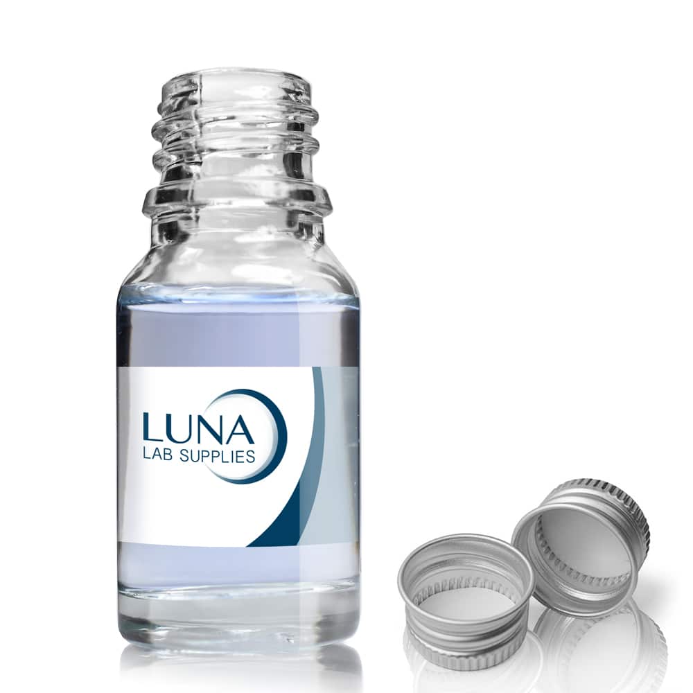 10ml Clear Glass Dropper Bottle With Aluminium Cap