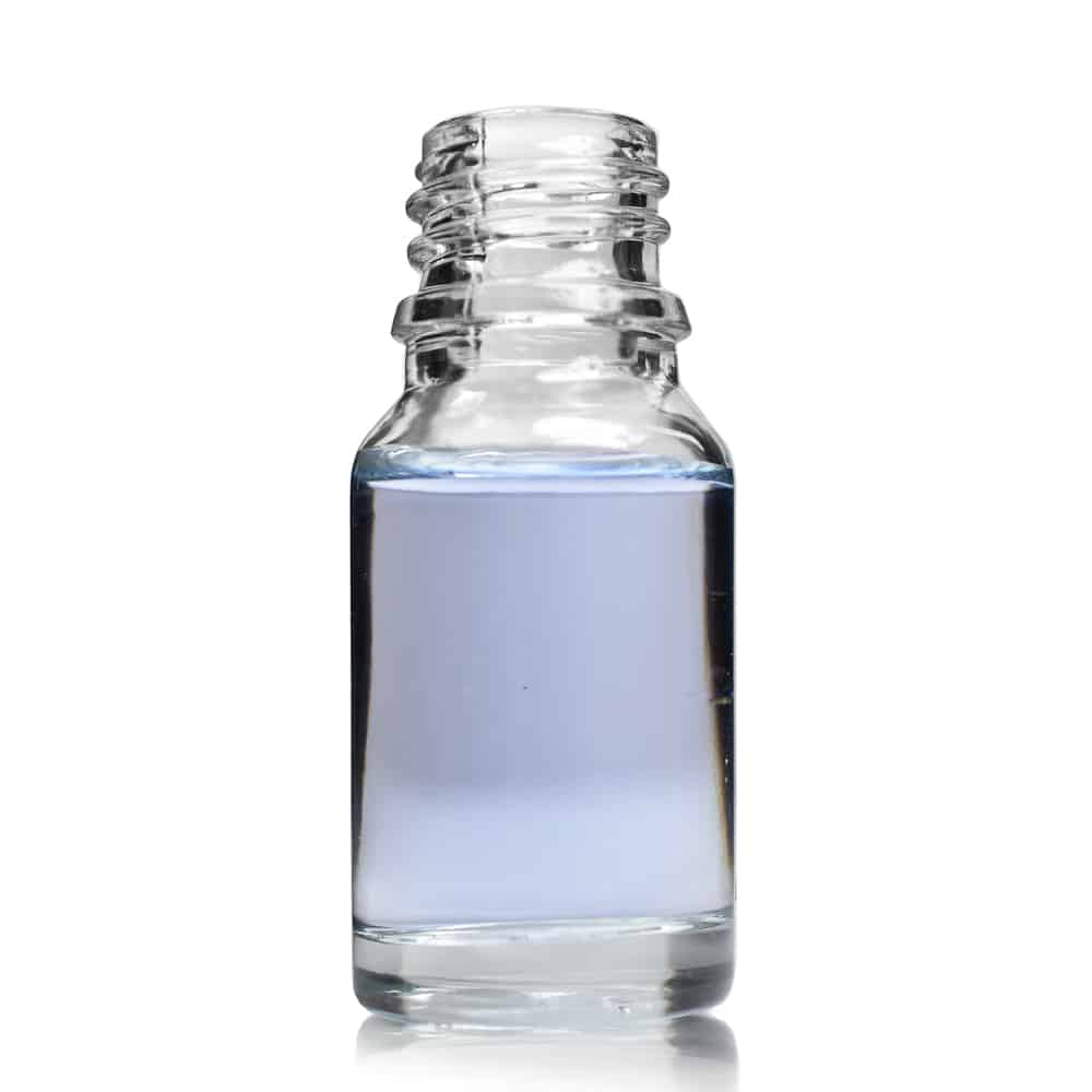 10ml clear glass dropper bottle