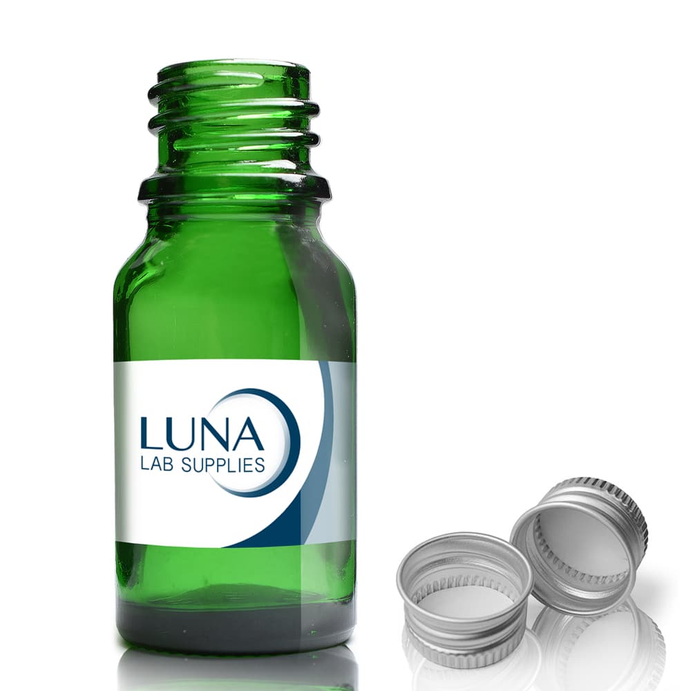 10ml Green Glass Dropper Bottle With Aluminium Cap