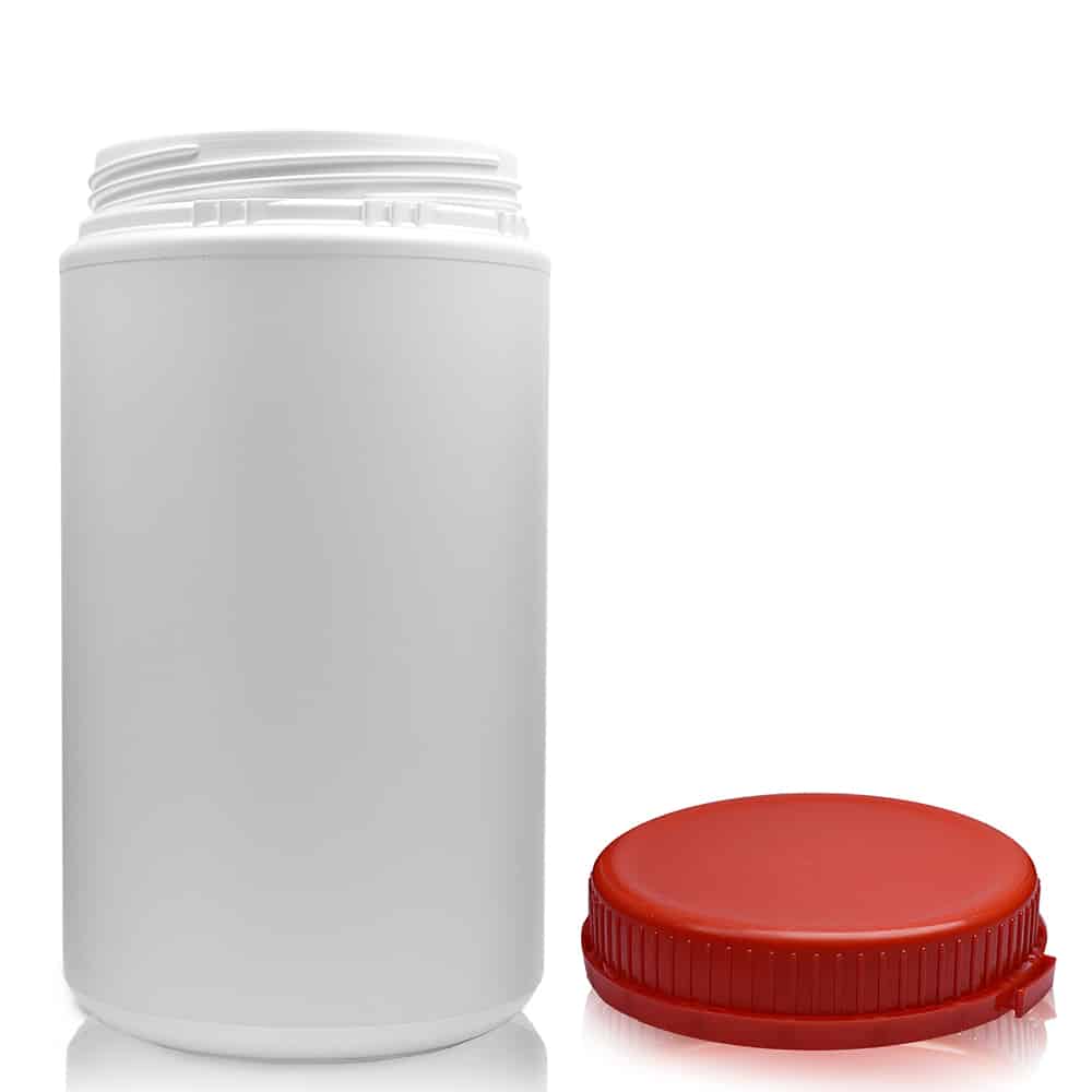 1300ml UN (SDO) HDPE Round Can, Airtight Insert And T/E Lid