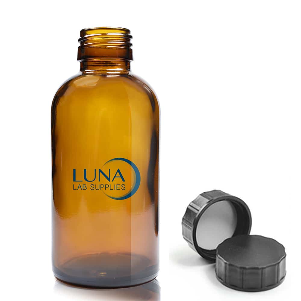 150ml Amber Glass Boston Bottle With PP Screw Cap