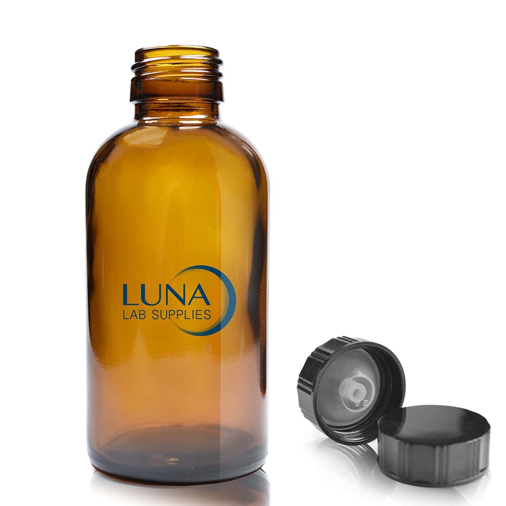 150ml Amber Boston Bottle Luna with urea