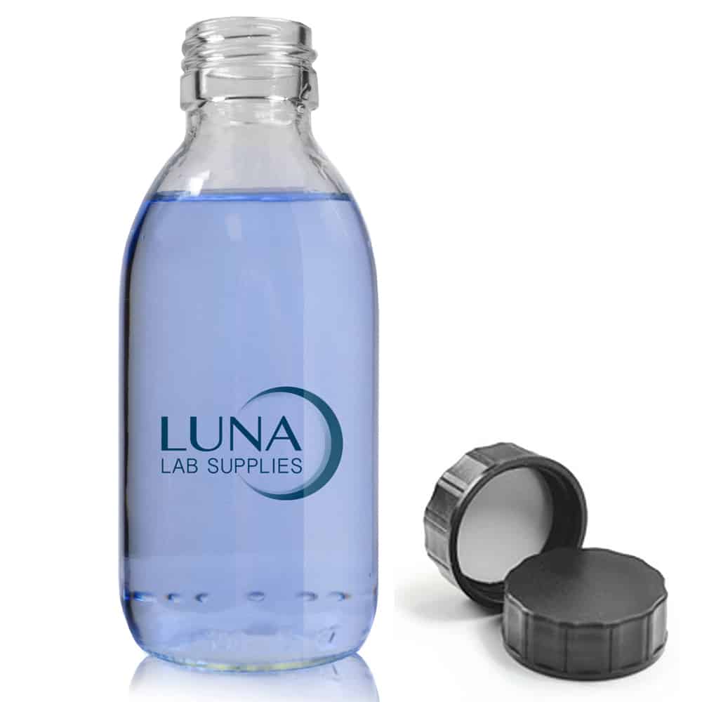 150ml Clear Glass Sirop Bottle With PP Screw Cap