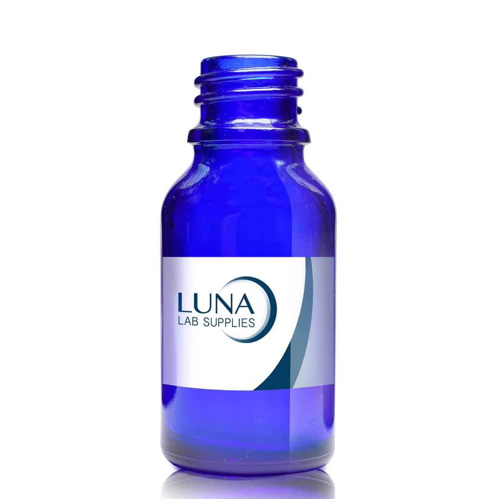 15ml Blue Glass Dropper Bottle