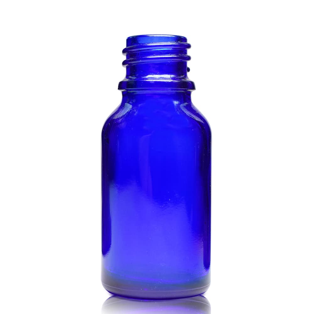 15ml Blue Glass Dropper Bottle (No Cap)