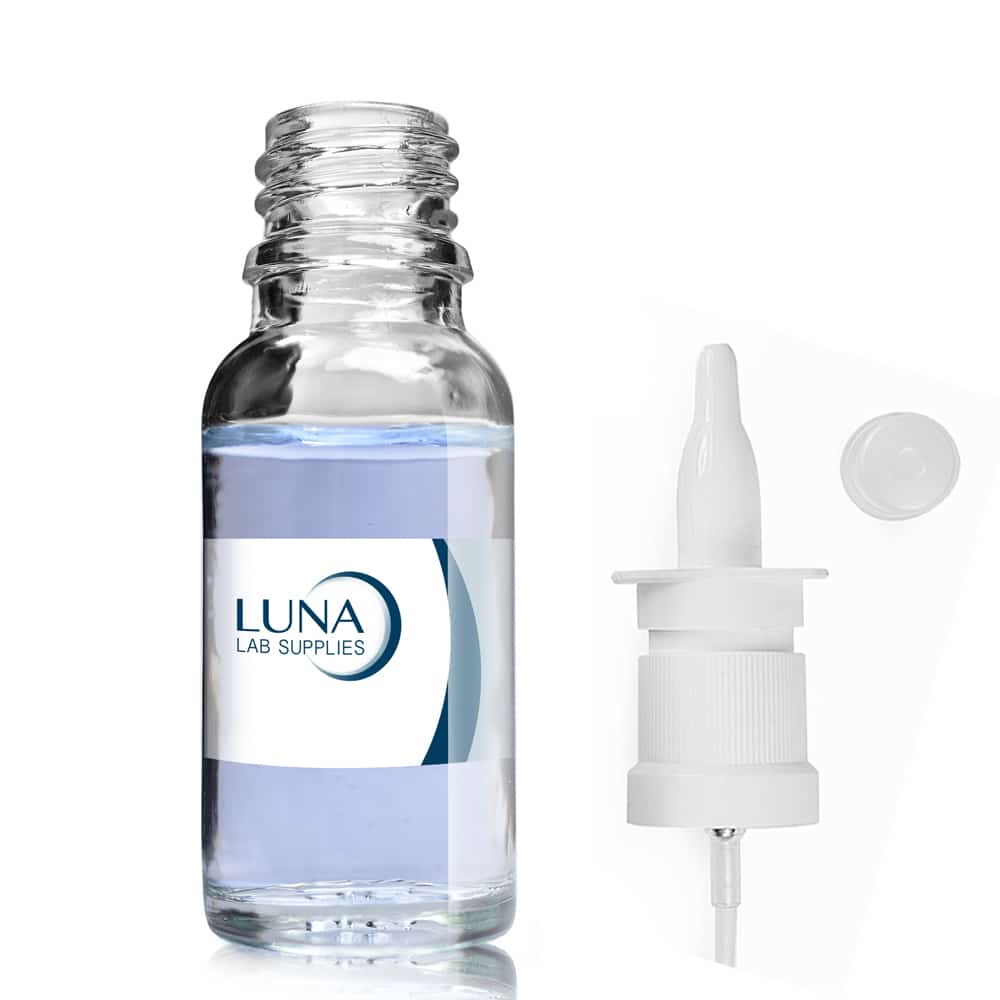 15ml Clear Glass Dropper Bottle & Nasal Spray