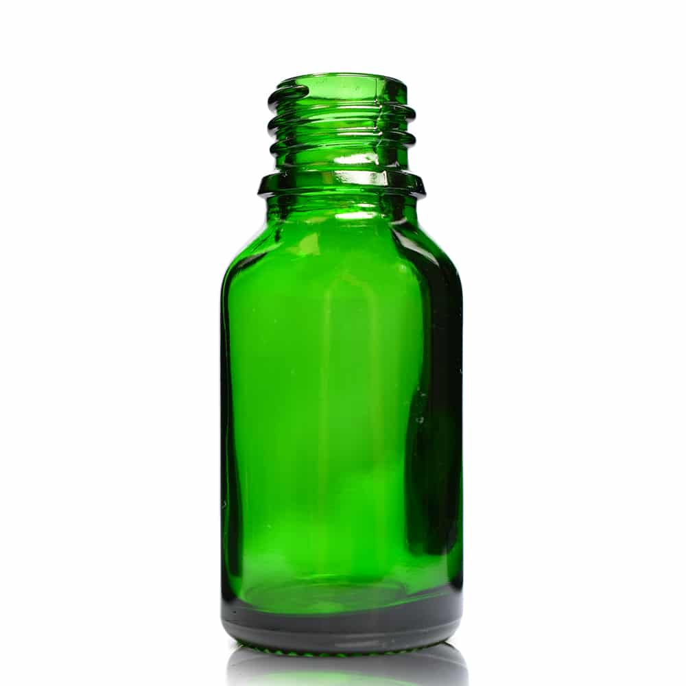 15ml Green Glass Dropper Bottle