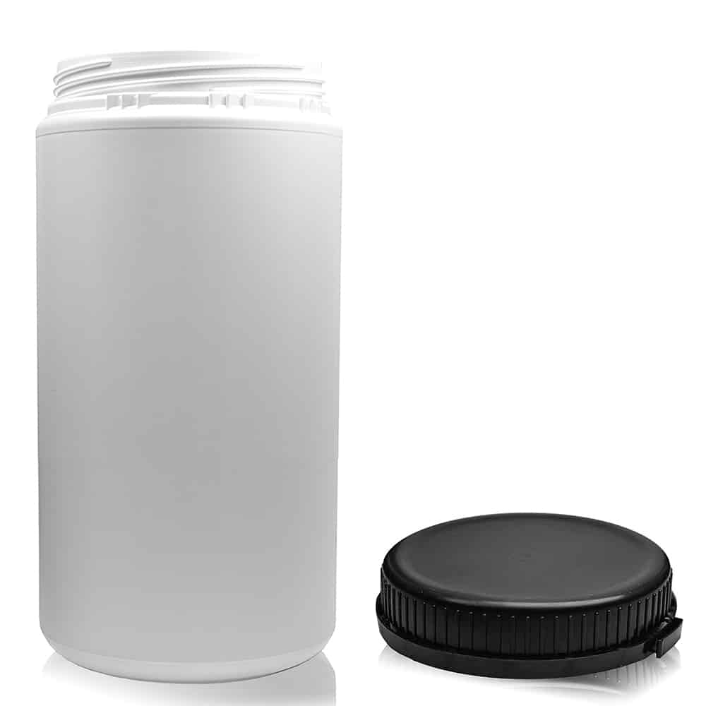 1600ml UN (SDO) HDPE Round Can, Airtight Insert And T/E Lid