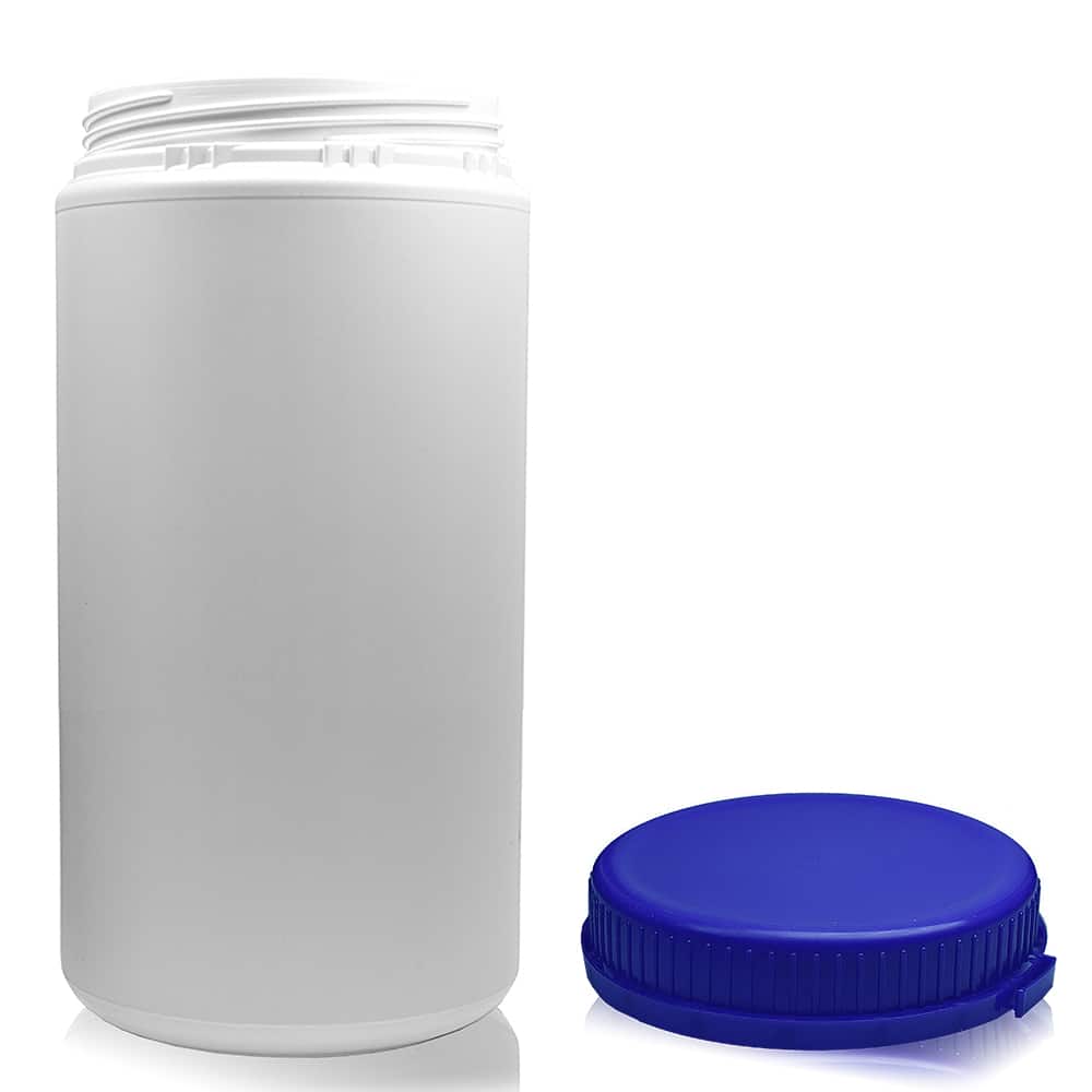 1600ml UN (SDO) HDPE Round Can, Airtight Insert And T/E Lid