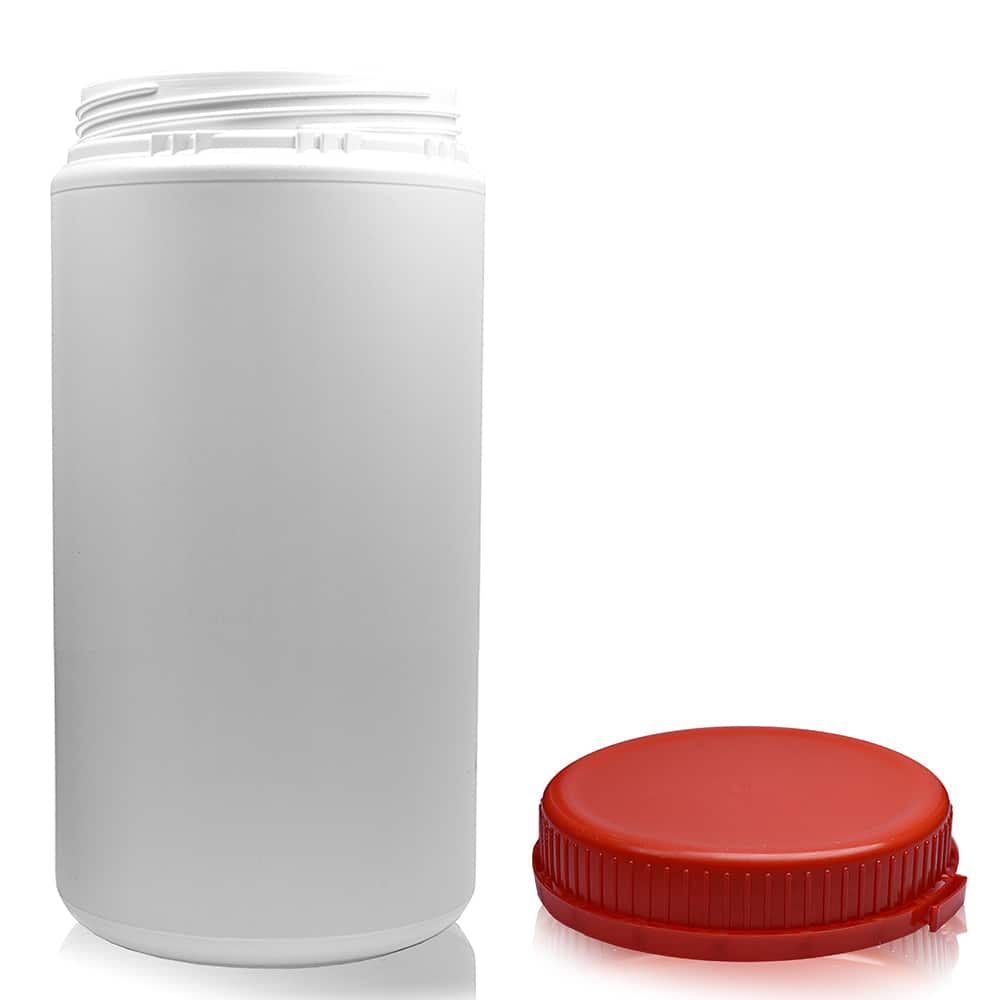 1600ml UN (SDO) HDPE Round Can, Airtight Insert And T/E Lid