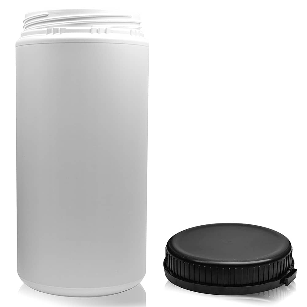 2000ml UN (SDO) HDPE Round Can, Airtight Insert And T/E Lid