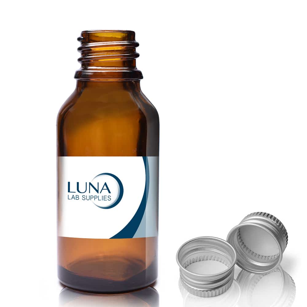 20ml Amber Glass Dropper Bottle With Aluminium Cap