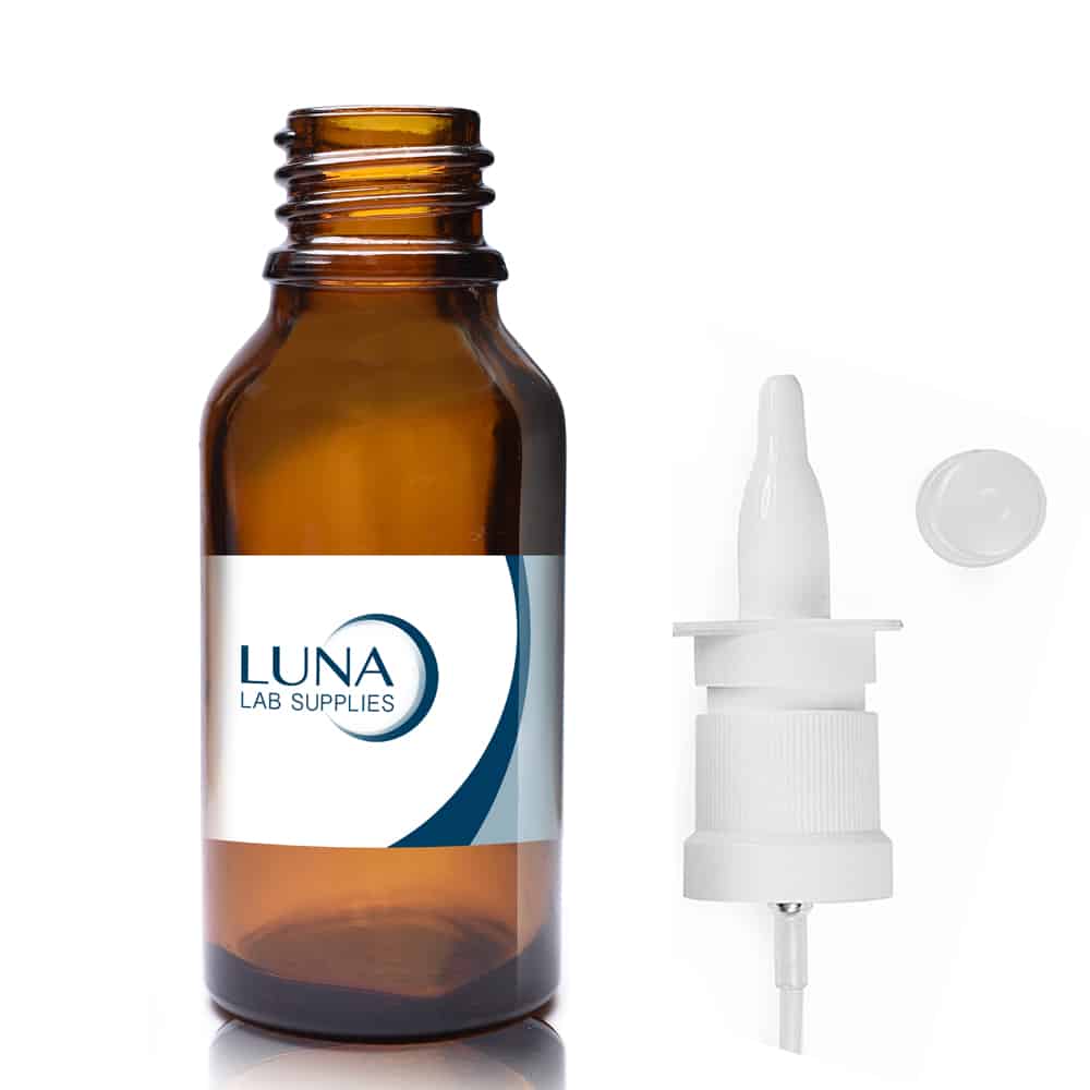 20ml Amber Glass Dropper Bottle & Nasal Spray