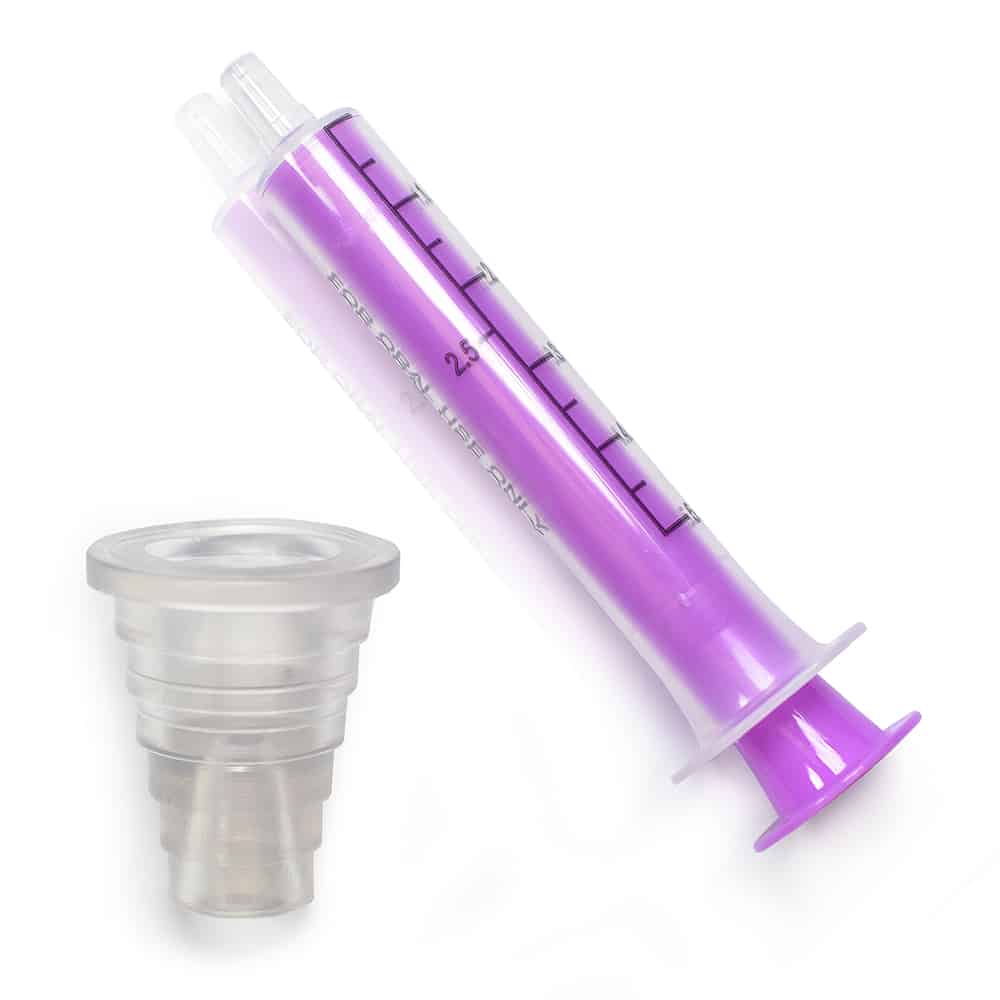 5ml Syringe with Adaptor and Instruction Card