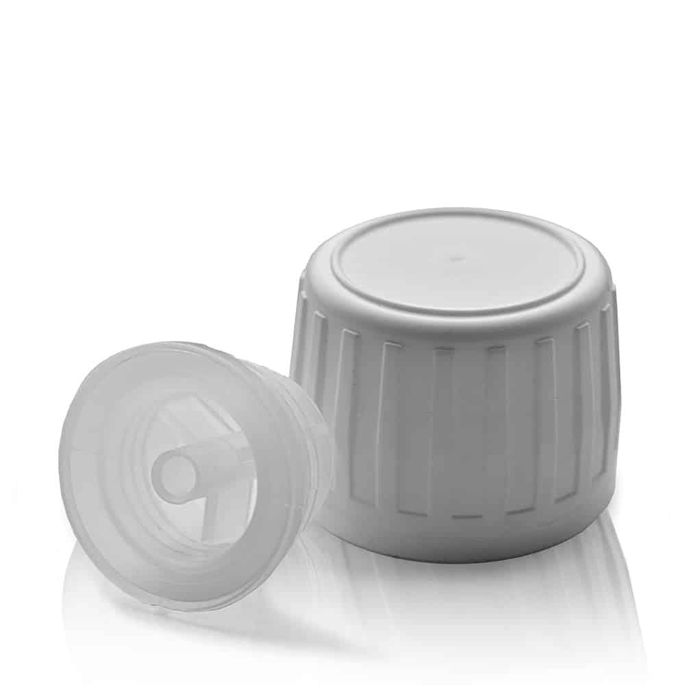 150ml Clear Glass Sirop Bottle With TE Cap & Pourer Insert - Image 3