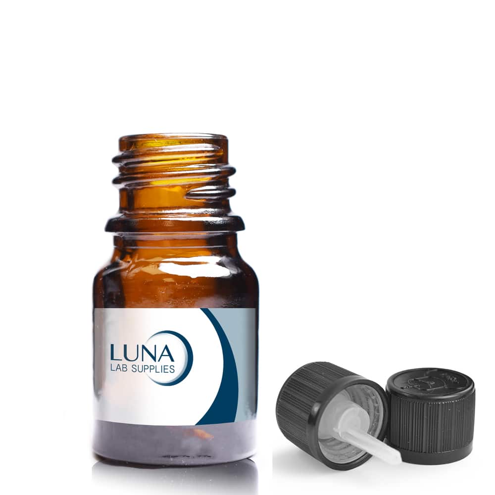 2ml amber Dropper luna with CRC Cap