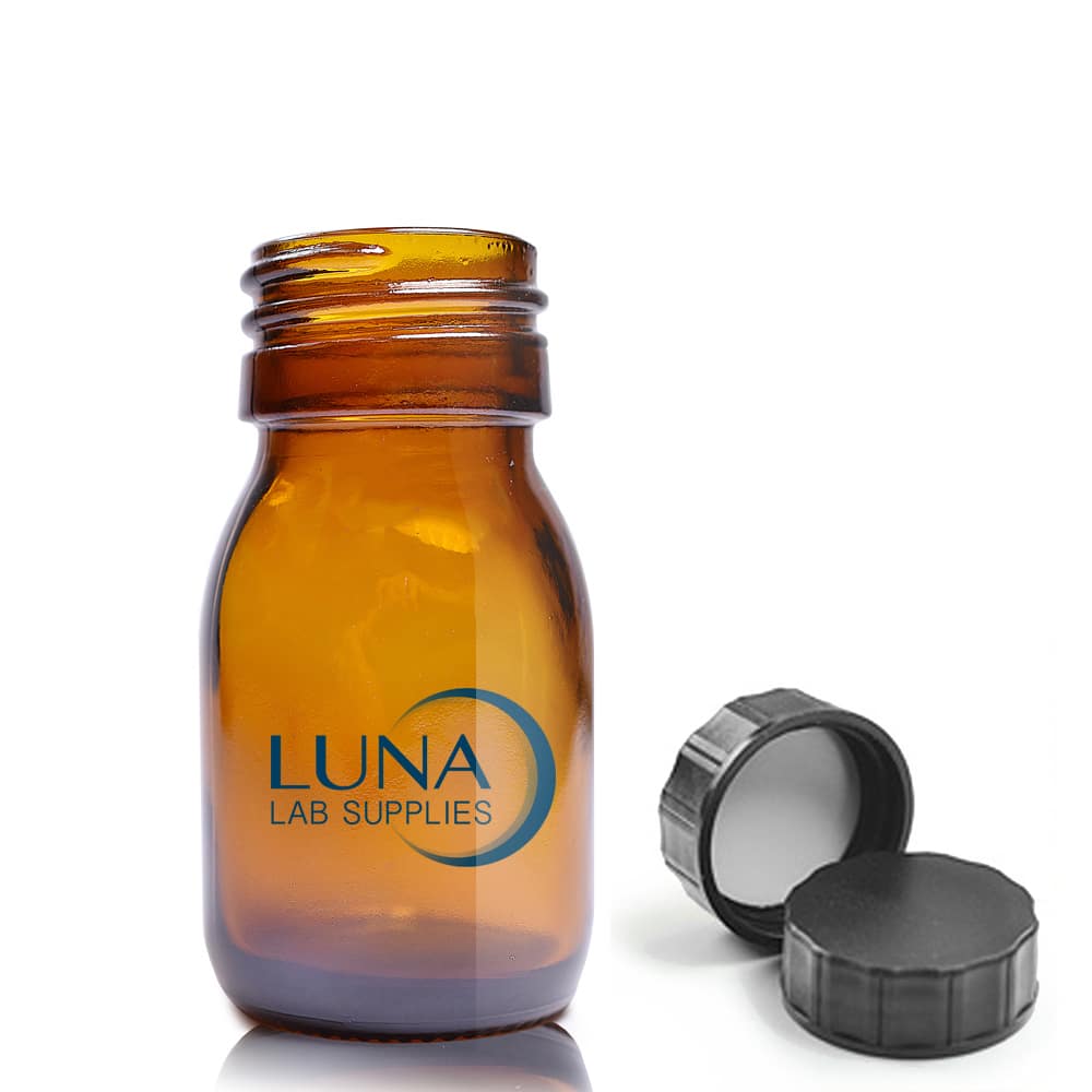 30ml Amber Glass Sirop Bottle With PP Screw Cap