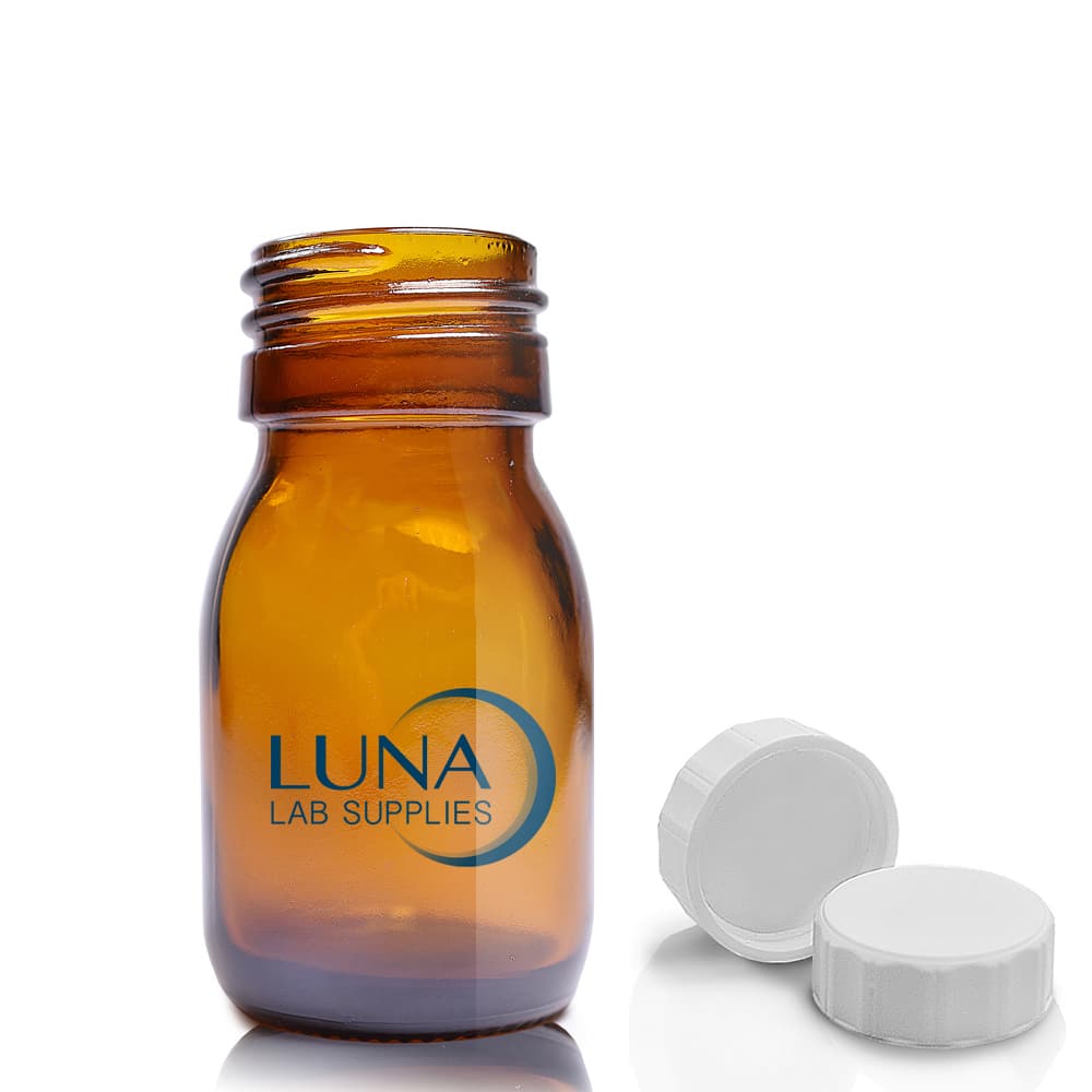 30ml Amber Glass Sirop Bottle With PP Screw Cap