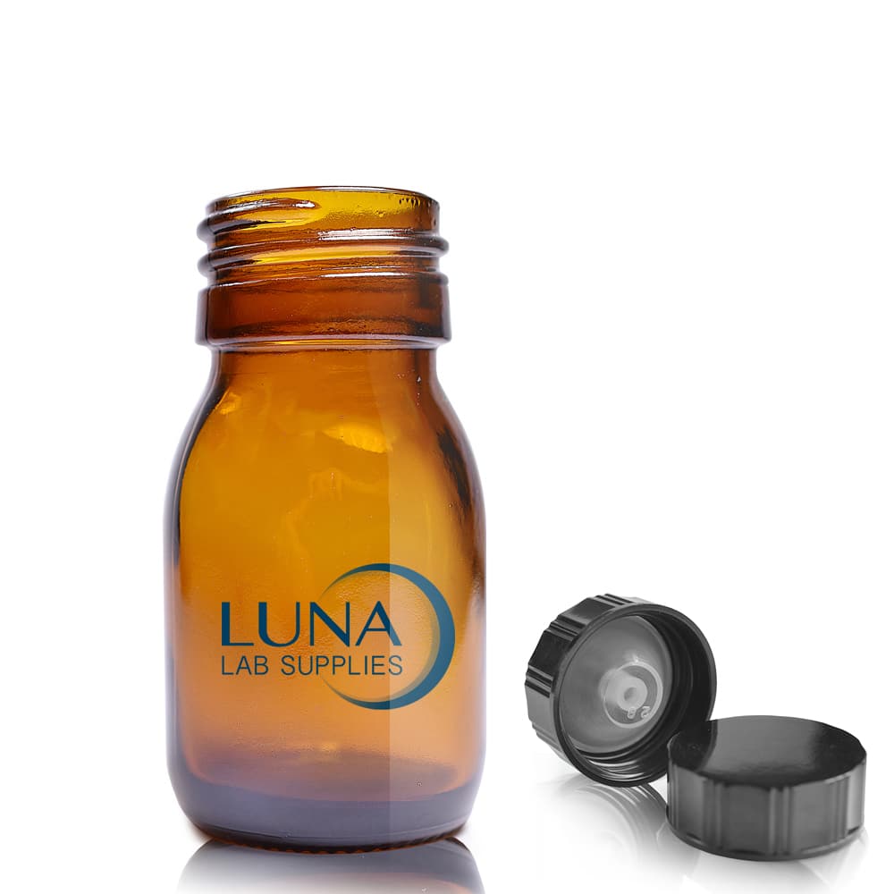 30ml Amber Glass Sirop Bottle & Urea Polycone Cap