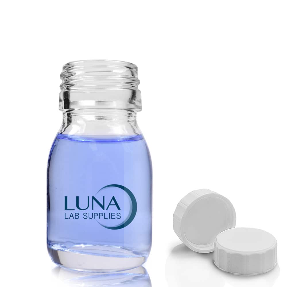 30ml Clear Glass Sirop Bottle With PP Screw Cap