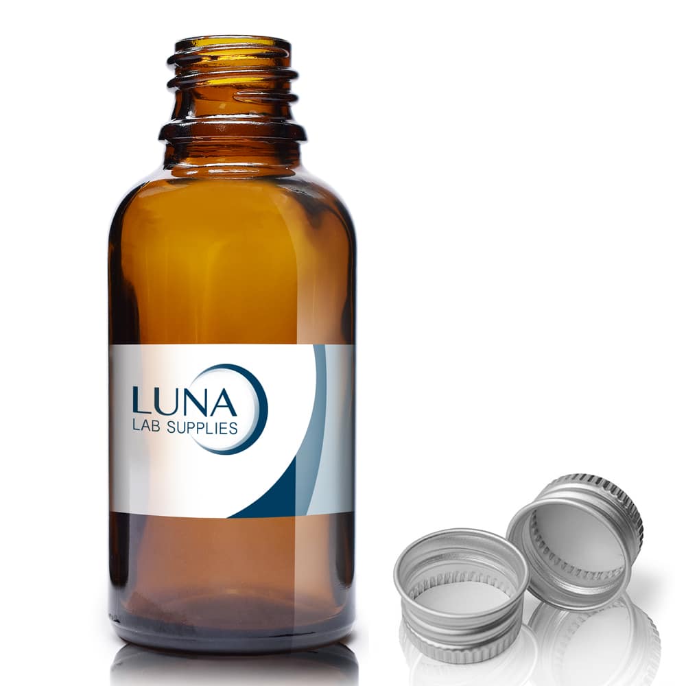 30ml Amber Glass Dropper Bottle With Aluminium Cap