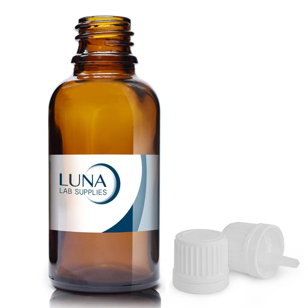 30ml amber Dropper bottle luna with dropper cap