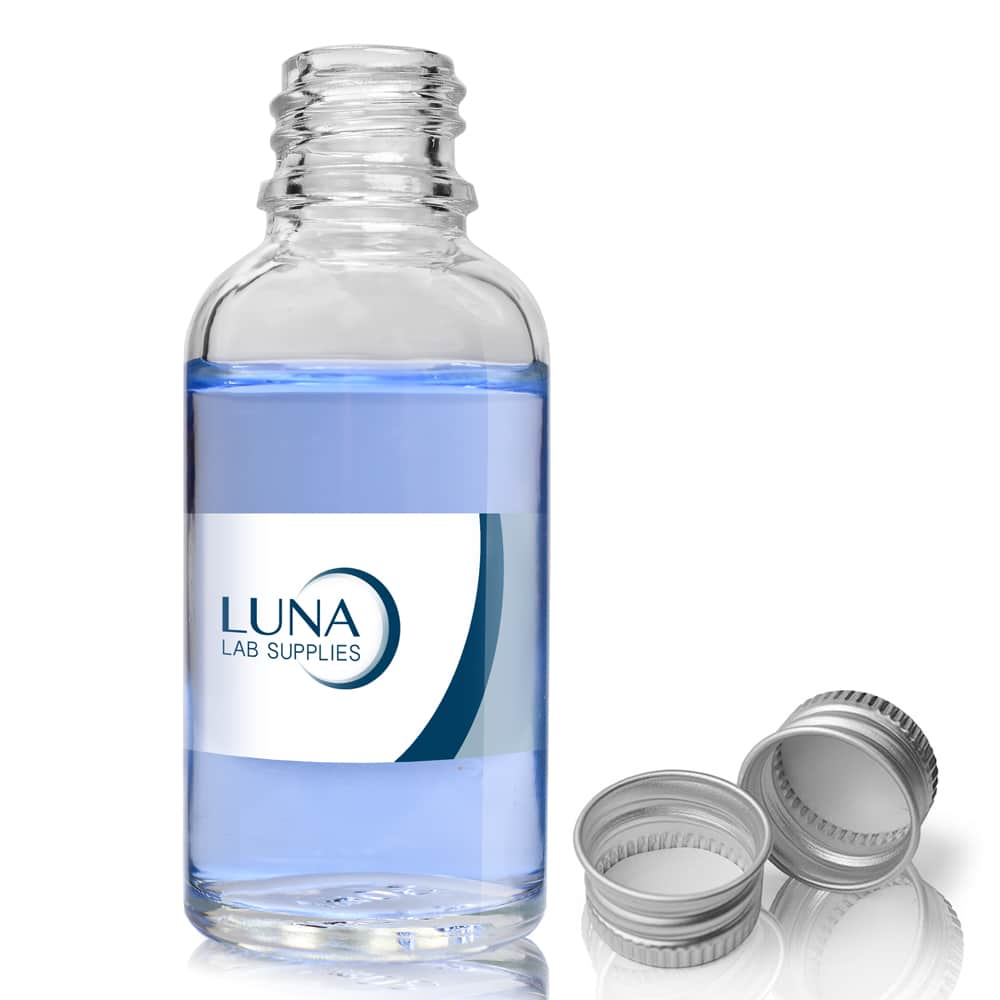 30ml Clear Glass Dropper Bottle With Aluminium Cap