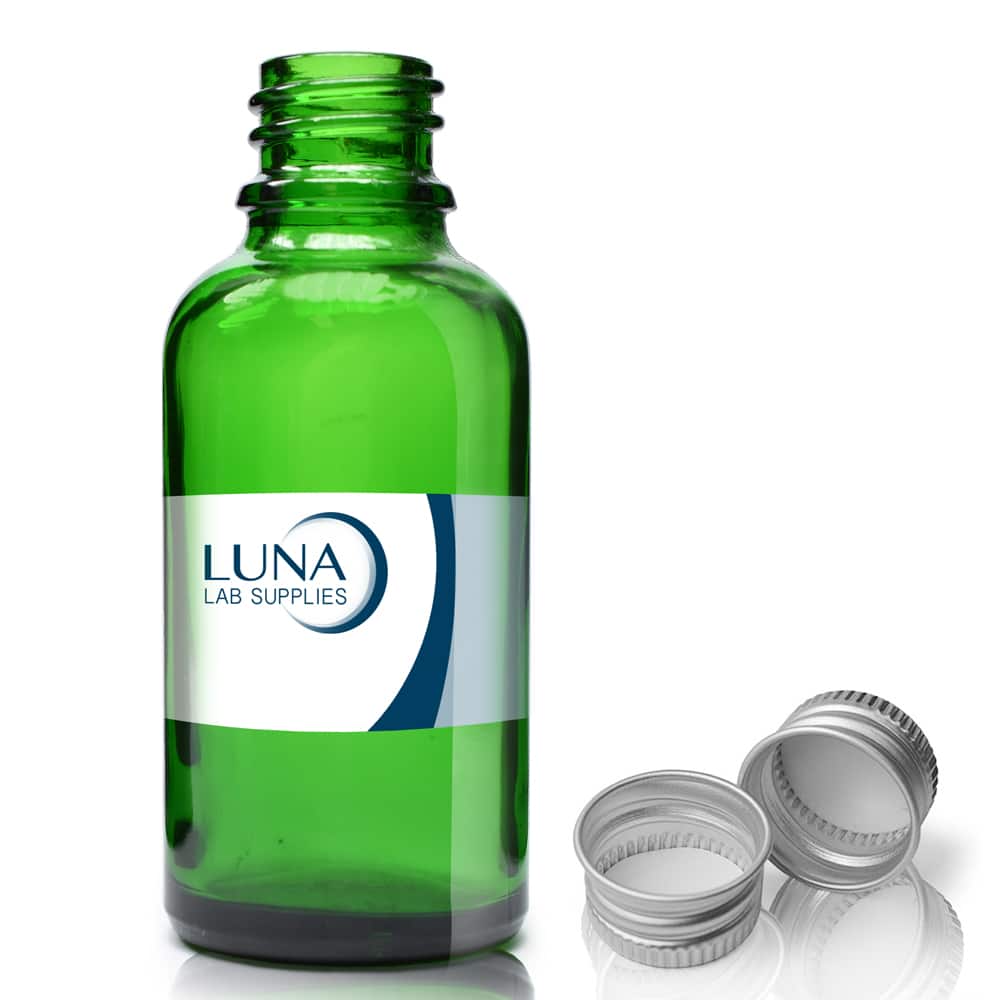 30ml Green Glass Dropper Bottle With Aluminium Cap