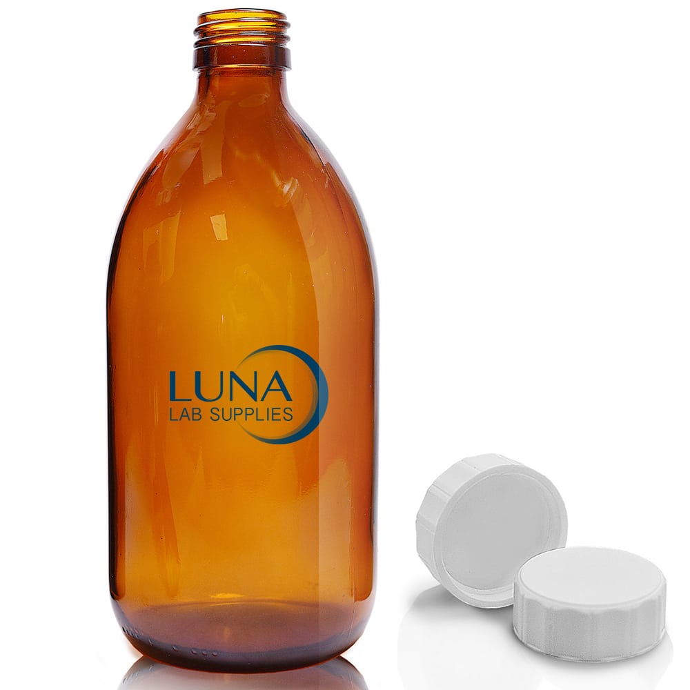 500ml Amber Glass Sirop Bottle With PP Screw Cap