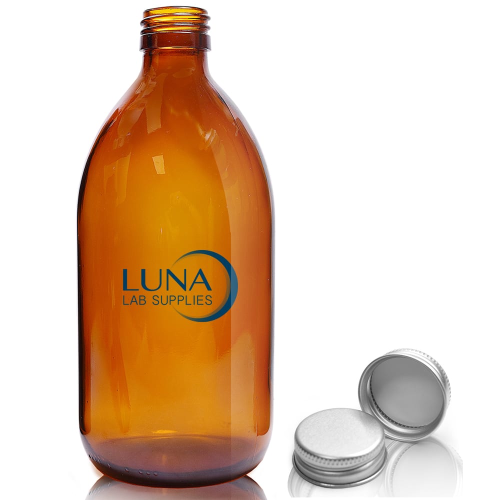 500ml Amber Glass Sirop Bottle & Aluminium Cap
