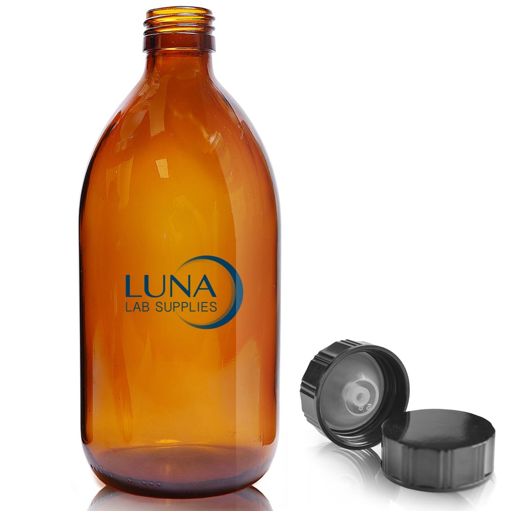 500ml Clear Glass Sirop Bottle With Urea Polycone Cap