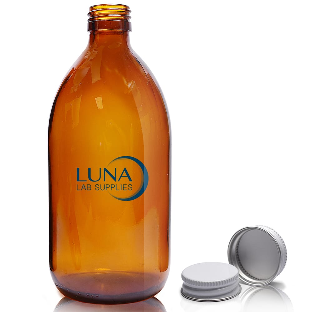 500ml Amber Glass Sirop Bottle & Aluminium Cap