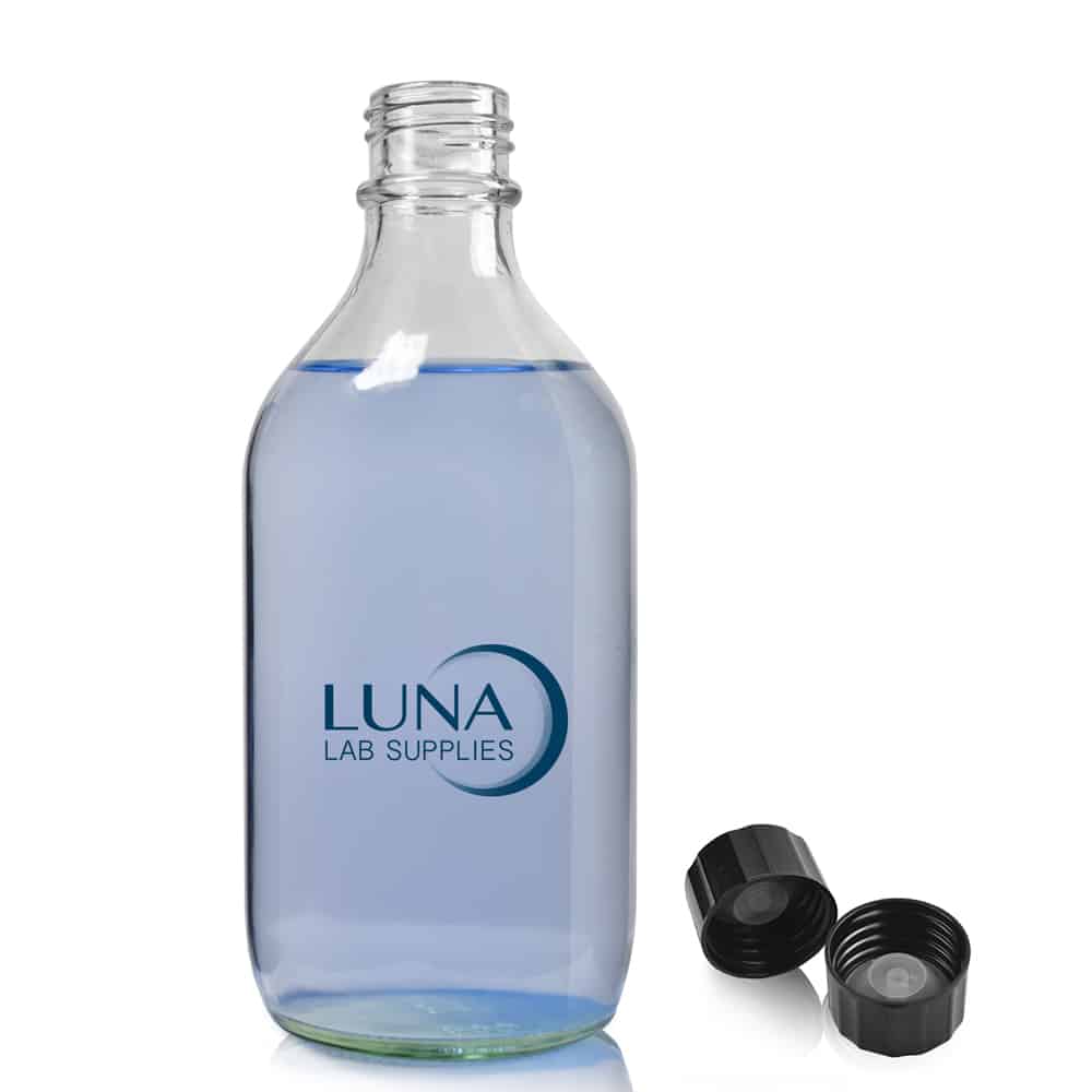 500ml Clear Winchester Bottle with screw cap