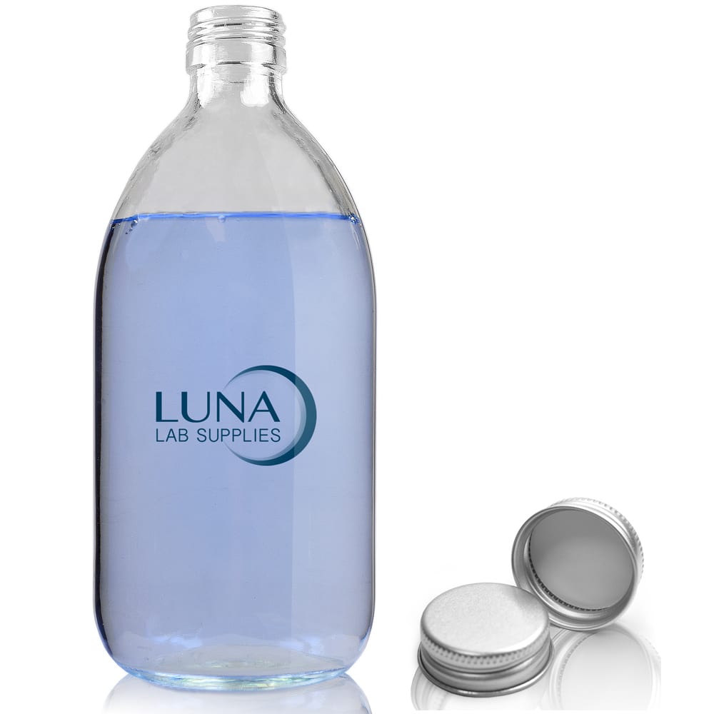 500ml Clear Glass Sirop Bottle & Aluminium Cap