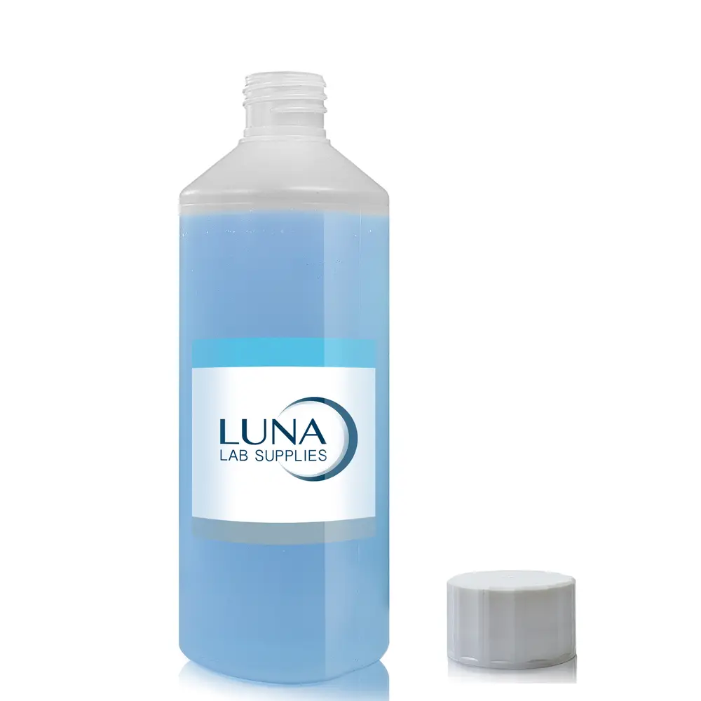 500ml Natural HDPE Plastic Round Bottle & 28mm Screw Cap