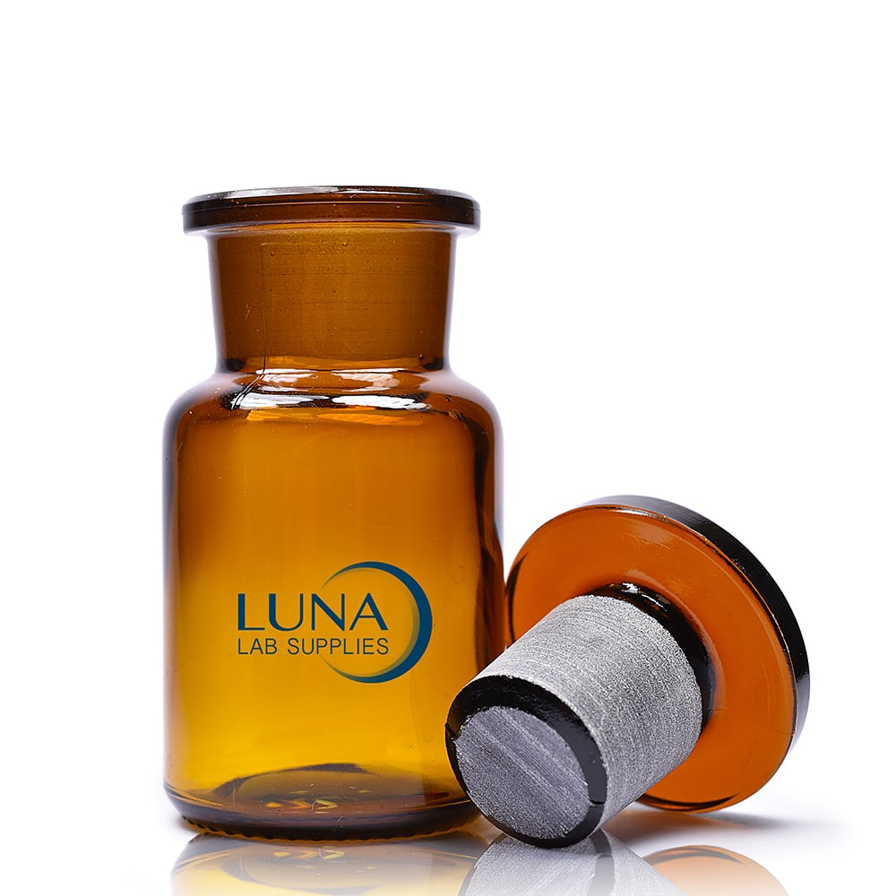 50ml Amber Apothecary bottle open