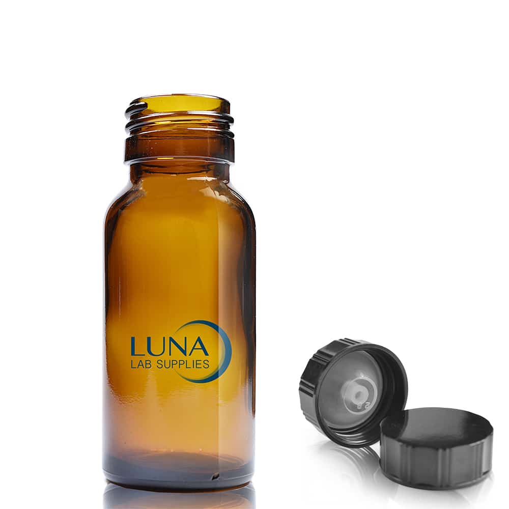 50ml Amber Boston Bottle Luna with urea cap