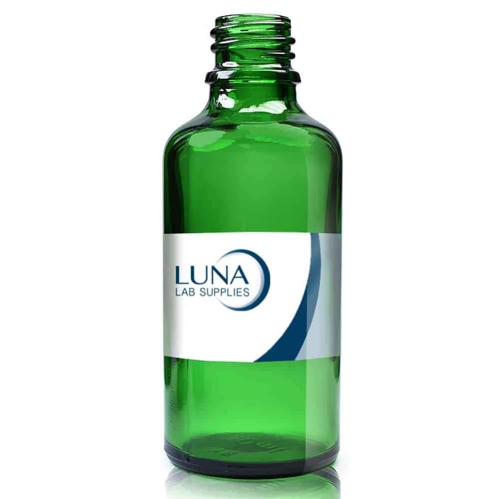 50ml Green Glass Dropper Bottle (No Cap)