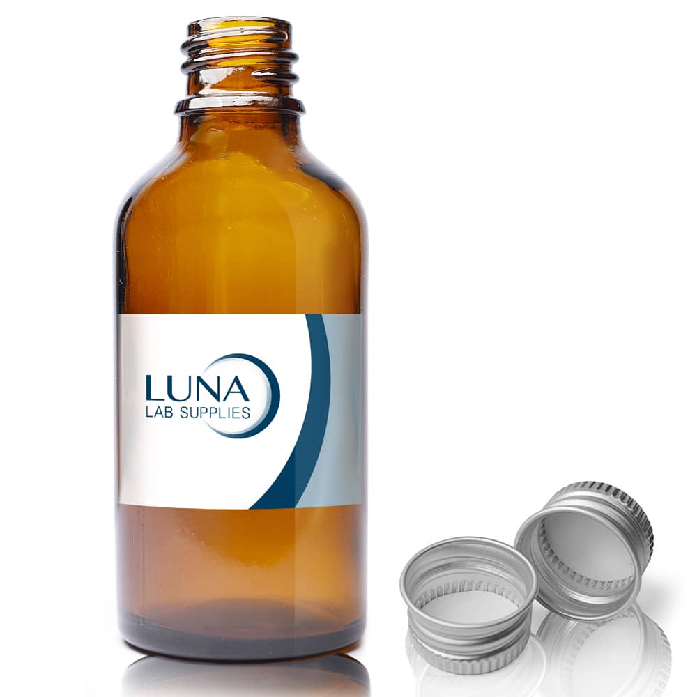 50ml Amber Glass Dropper Bottle With Aluminium Cap