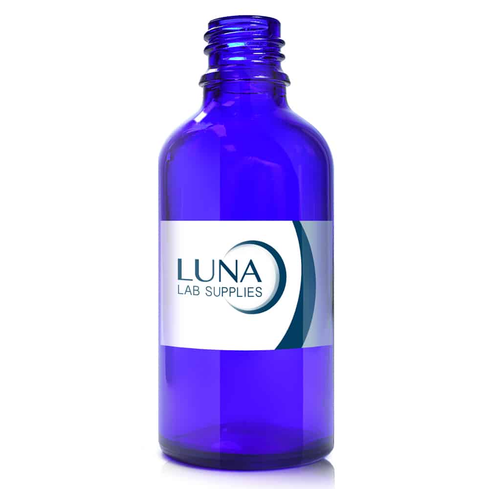 50ml Blue Glass Dropper Bottle (No Cap)